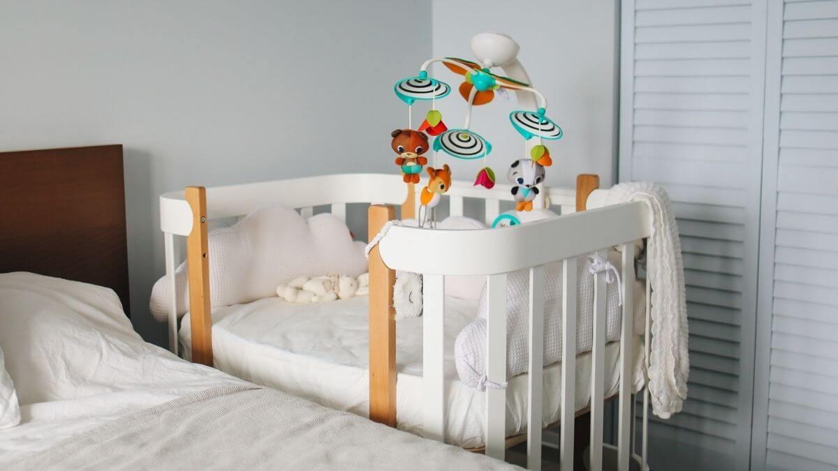 Square end crib on sale mattress